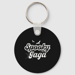 Retro Groovy Spooky Gaga Halloween Witch Mum Grand Key Ring