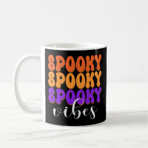 Retro Groovy Spooky Vibes Halloween Coffee Mug