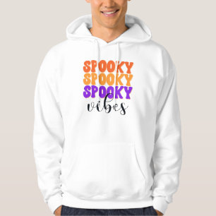Retro Groovy Spooky Vibes Vintage Halloween Hoodie