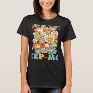 Retro Groovy Step Mum Groovy Birthday Party Matchi T-Shirt