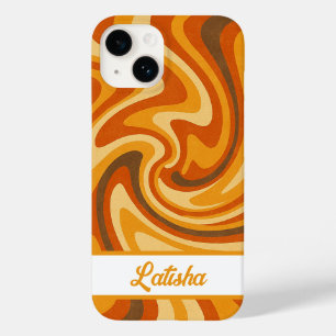 Retro Groovy Swirl iPhone / iPad case
