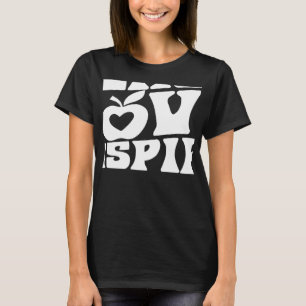 Retro Groovy Teacher Inspirational Happy Back to S T-Shirt