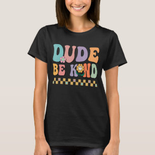 Retro Groovy Unity Day Floral Stop Bullying Be Kin T-Shirt