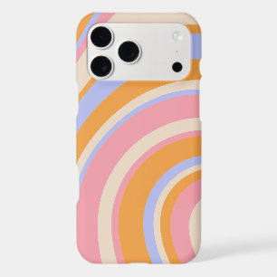 Retro Groovy Wavy Rainbow Aesthetic Pastel Abstrac