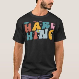 Retro Groovy We Can Do Hard Things Back To School T-Shirt