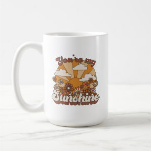 Retro Groovy   You're my Sunshine Coffee Mug