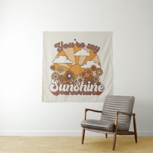 Retro Groovy   You're my Sunshine Tapestry