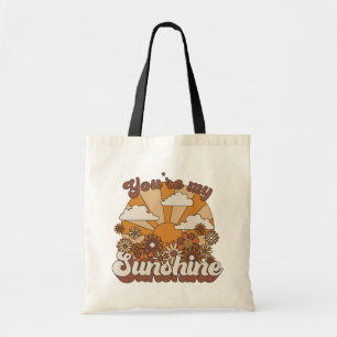 Retro Groovy You're my Sunshine Tote Bag