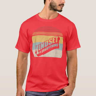 Retro Growth Mindset Entrepreneur Teacher Fitness  T-Shirt