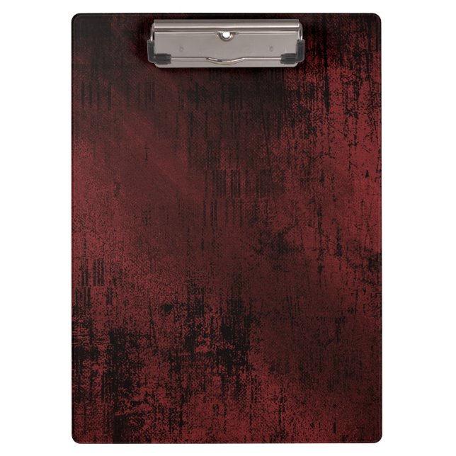 Retro Grunge Emo Texture Clipboard (Front)