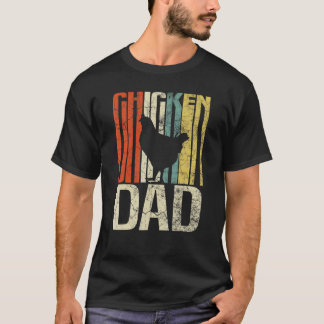 Retro grunge farmer chicken dad chicken T-Shirt