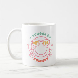 Retro Grunge "School's Out" Summer Design Coffee Mug