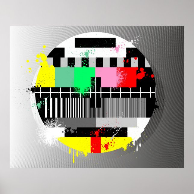 Retro grunge tv poster (Front)