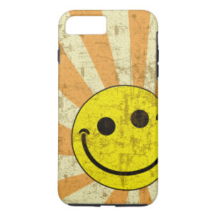 Retro Grungy Sunburst iPhone 8 Plus/7 Plus Case