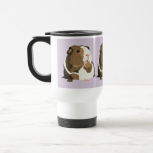 Retro Guinea Pig 'Betty' Travel Mug
