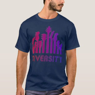 Retro Guitar Lovers Diversity T-Shirt