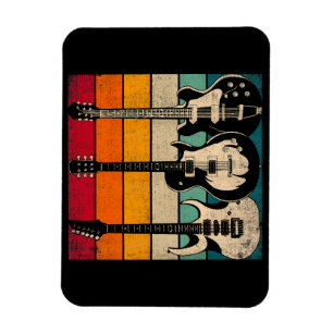 Retro Guitar  Magnet