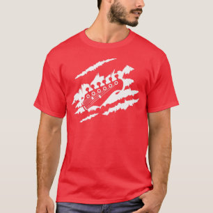 Retro Guitar Musician Bass Guitarist Guitar Player T-Shirt
