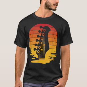 Retro Guitar Musician Bass Guitarist Guitar Player T-Shirt
