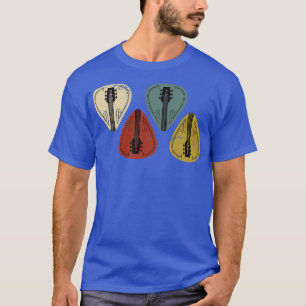 Retro Guitar Pick Guitar T-Shirt
