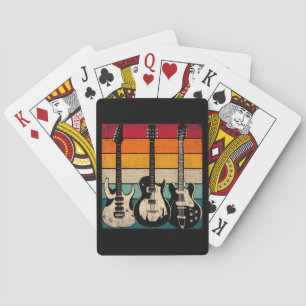 Retro Guitar Playing Cards