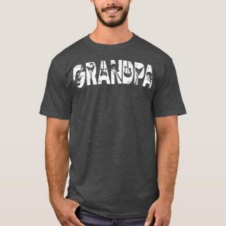 Retro Guitarist Father Grandpa Guitar Father's Day T-Shirt