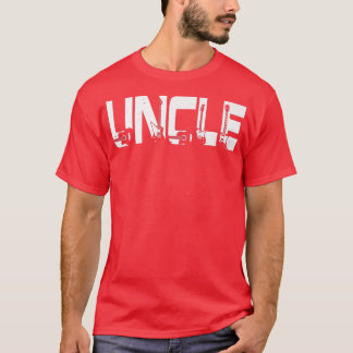 Retro Guitarist Father Uncle Guitar Fathers Day Mu T-Shirt