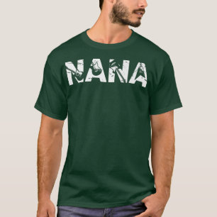 Retro Guitarist Mother Nana Guitar Mother's Day Mu T-Shirt