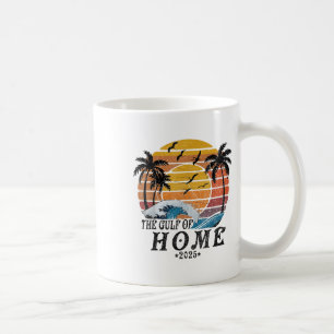 Retro Gulf Of Home 2025 American Flag Vintage Mexi Coffee Mug