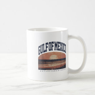 Retro Gulf Of Mexico Est 1550 Men Women Retro Vint Coffee Mug