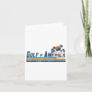 Retro Gulf Of Us America 2025 American Flag Gulf M Card