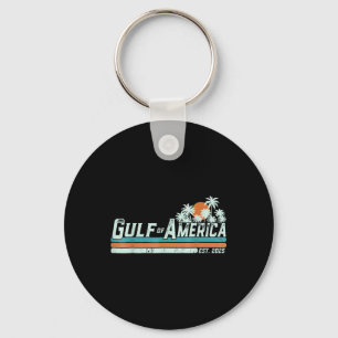 Retro Gulf Of Us America 2025 American Flag Gulf M Key Ring