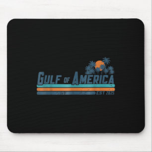 Retro Gulf Of Us America 2025 American Flag Gulf M Mouse Pad