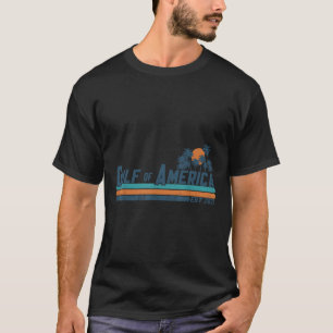 Retro Gulf Of Us America 2025 American Flag Gulf M T-Shirt