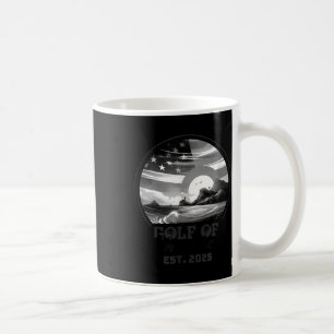 Retro Gulf Of Usa America 2025 American Flag Gulf Coffee Mug