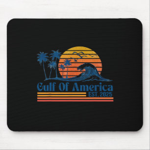 Retro Gulf Of Usa America 2025 Funny Trump Mouse Pad