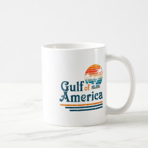 Retro Gulf Of Usa America Est 2025 American Flag G Coffee Mug