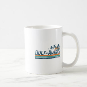 Retro Gulf Of Usa America Est 2025 American Flag G Coffee Mug