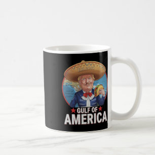 Retro Gulf Of Usa America Est 2025 American Flag G Coffee Mug