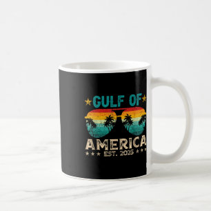 Retro Gulf Of Usa America Est 2025 American Flag G Coffee Mug