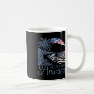 Retro Gulf Of Usa America Est 2025 American Flag G Coffee Mug