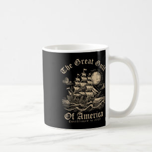 Retro Gulf Of Usa America Est 2025 American Flag G Coffee Mug