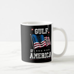 Retro Gulf Of Usa America Est 2025 American Flag G Coffee Mug