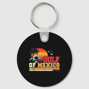 Retro Gulf Of Usa America Est 2025 American Flag G Key Ring