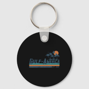 Retro Gulf Of Usa America Est 2025 American Flag G Key Ring