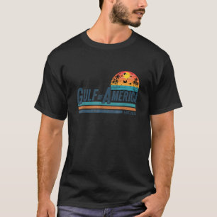 Retro Gulf Of USA America Est 2025 American Flag G T-Shirt
