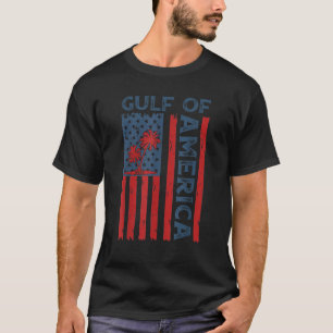 Retro Gulf Of USA America Est 2025 American Flag G T-Shirt