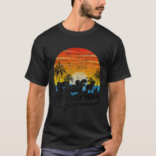 Retro Gulf Of Usa America Est 2025 American Flag G T-Shirt