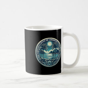 Retro Gulf Of Usa America Est 2025 American Flag J Coffee Mug