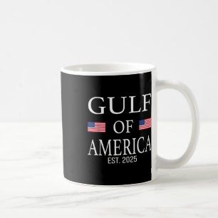 Retro Gulf Of Usa America Est 2025 American Flag M Coffee Mug